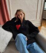 Джемпер COEUR на молнии