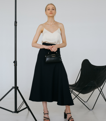 NUIT midi skirt
